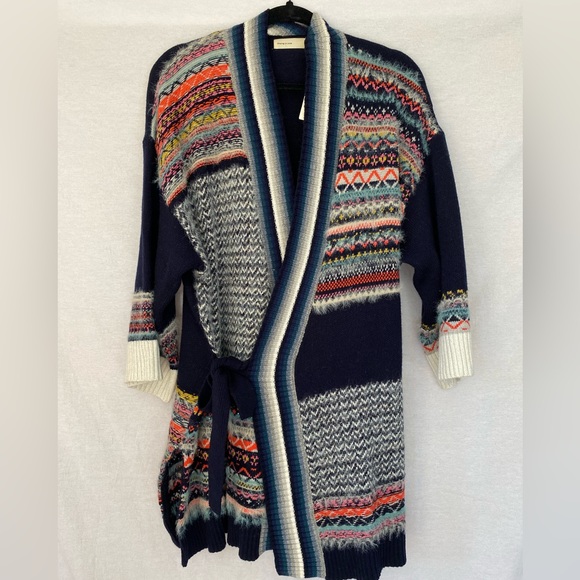 Anthropologie Sleeping On Snow Kimono Cardigan - Picture 2 of 16